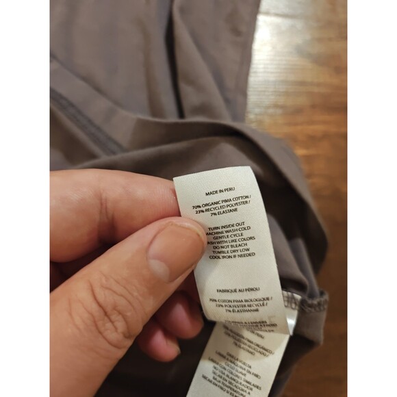 Rhone Reign Tech T Shirt Mens Large Performance Short Sleeve Stretch Gray Active - Picture 6 of 7